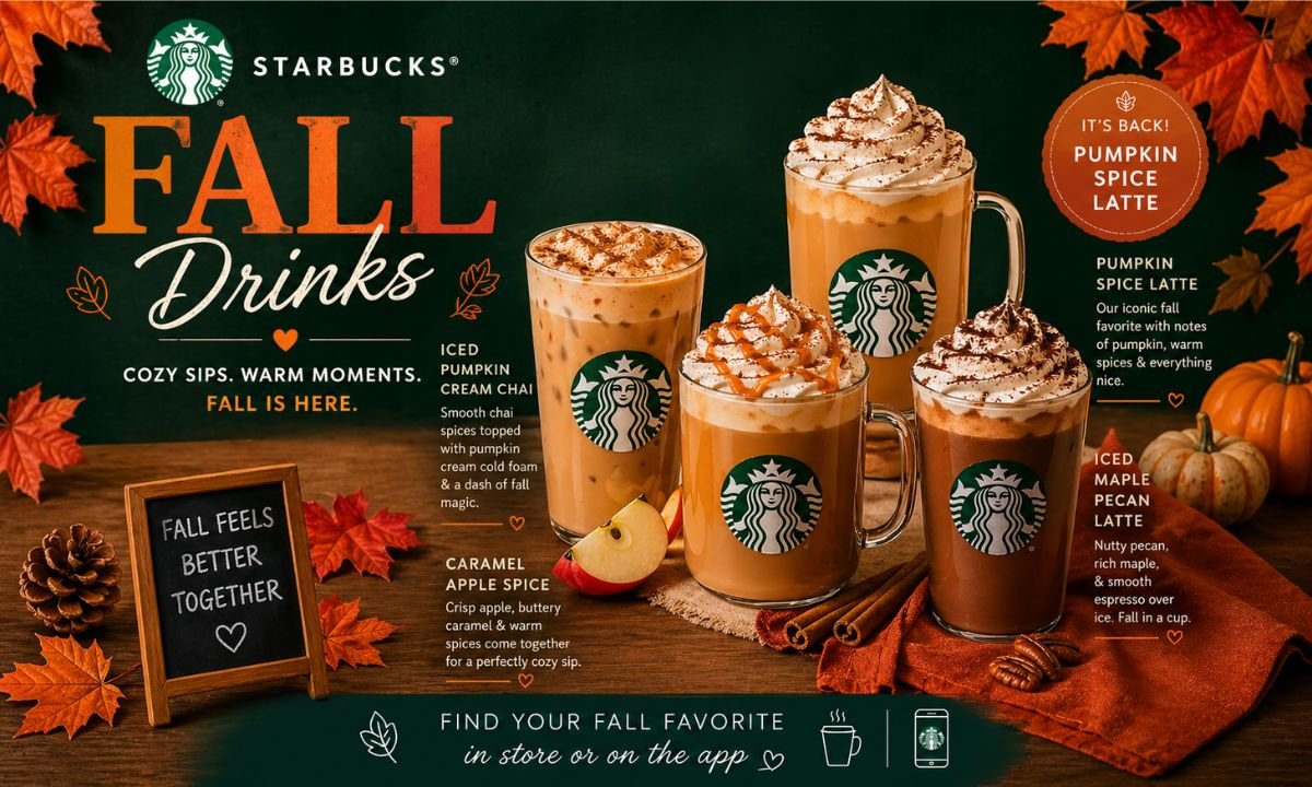 Starbucks Fall Drinks Guide to Cozy Seasonal Favorites