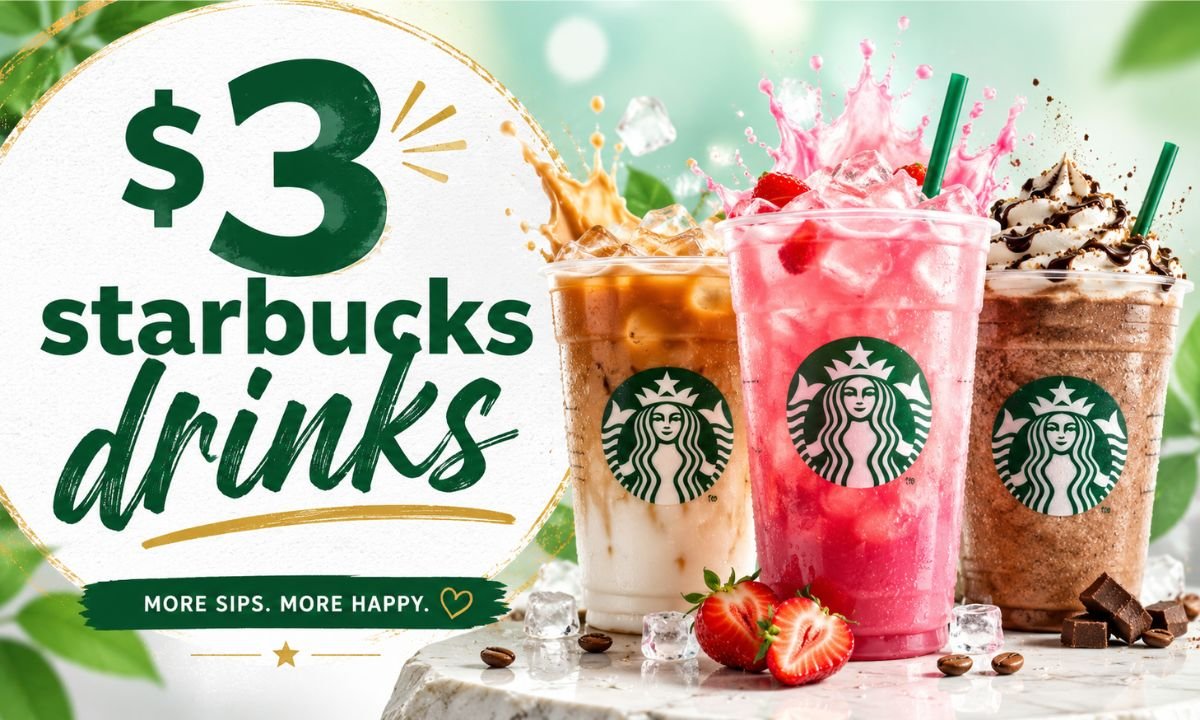 $3 starbucks drinks: Guide to the Popular Starbucks Deal
