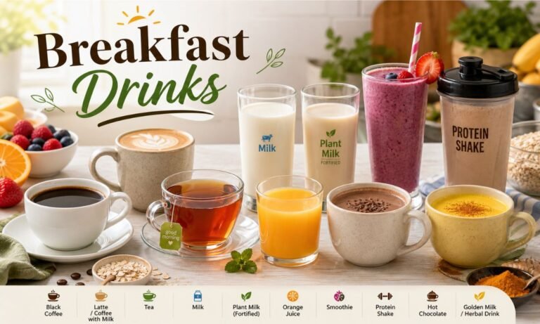 Breakfast Drinks Healthy & Refreshing Ideas for Every Morning