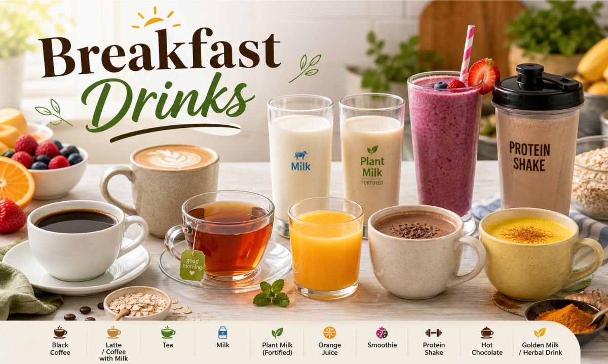 Breakfast Drinks Healthy & Refreshing Ideas for Every Morning