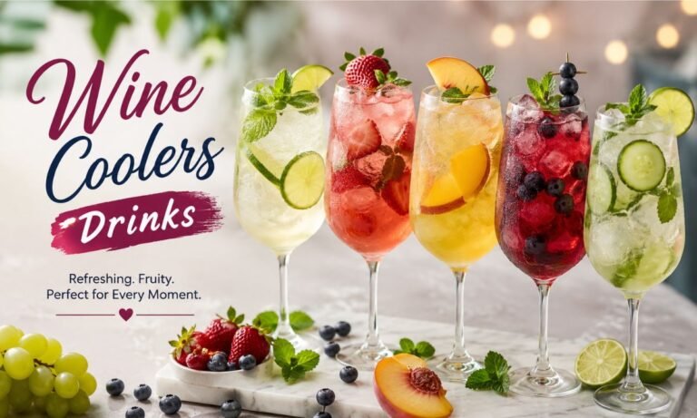 Wine Coolers Drinks Flavors, Types and Homemade Recipes