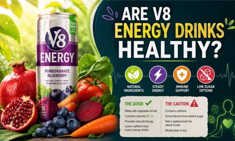 Are V8 Energy Drinks Healthy? Benefits, Risks And Facts