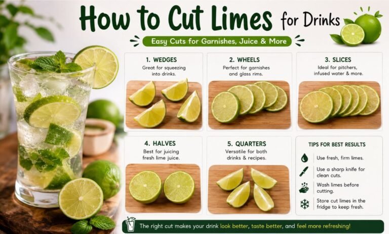 How to Cut Limes for Drinks Easy Guide to Wedges
