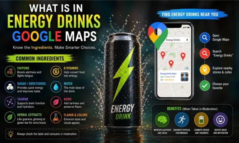 What Is in Energy Drinks Google Maps? Amazing Guide & Uses
