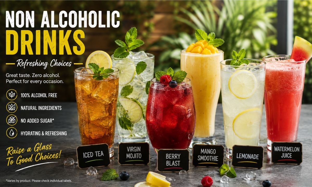Non Alcoholic Drinks Types, Benefits, Ingredients